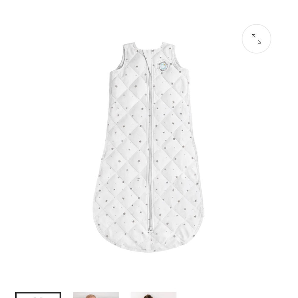 White Quilted Kids Pajamas Sleep Sack